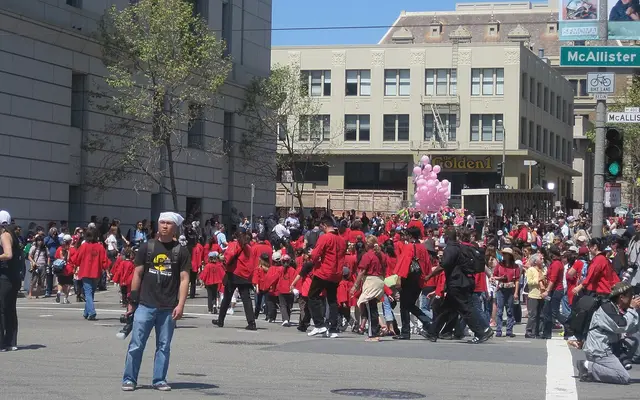 The Grand Parade of the 2010 Northern California Cherry Blossom Festival in San Francisco, California.
