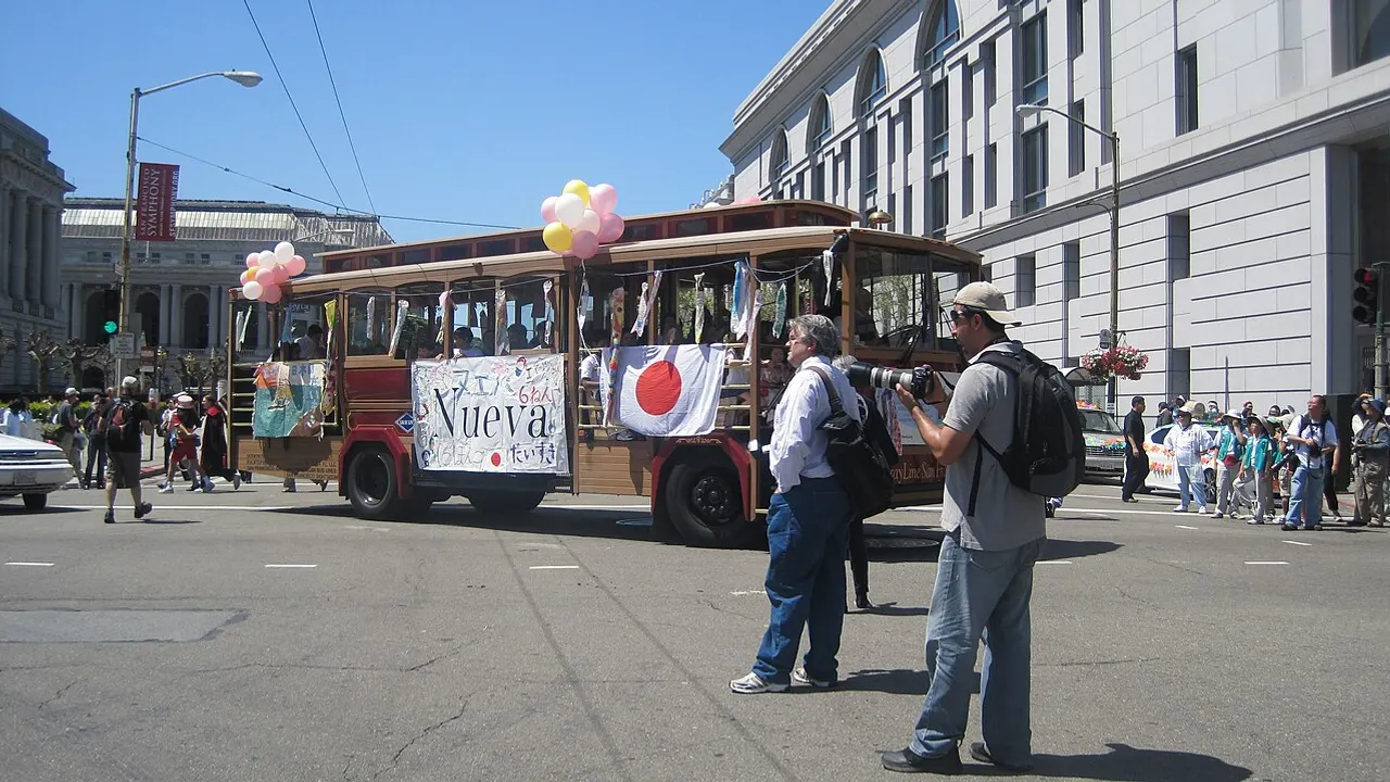The Grand Parade of the 2010 Northern California Cherry Blossom Festival in San Francisco, California.