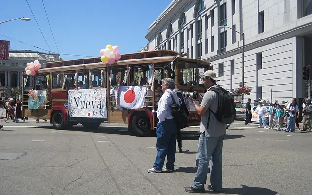 The Grand Parade of the 2010 Northern California Cherry Blossom Festival in San Francisco, California.