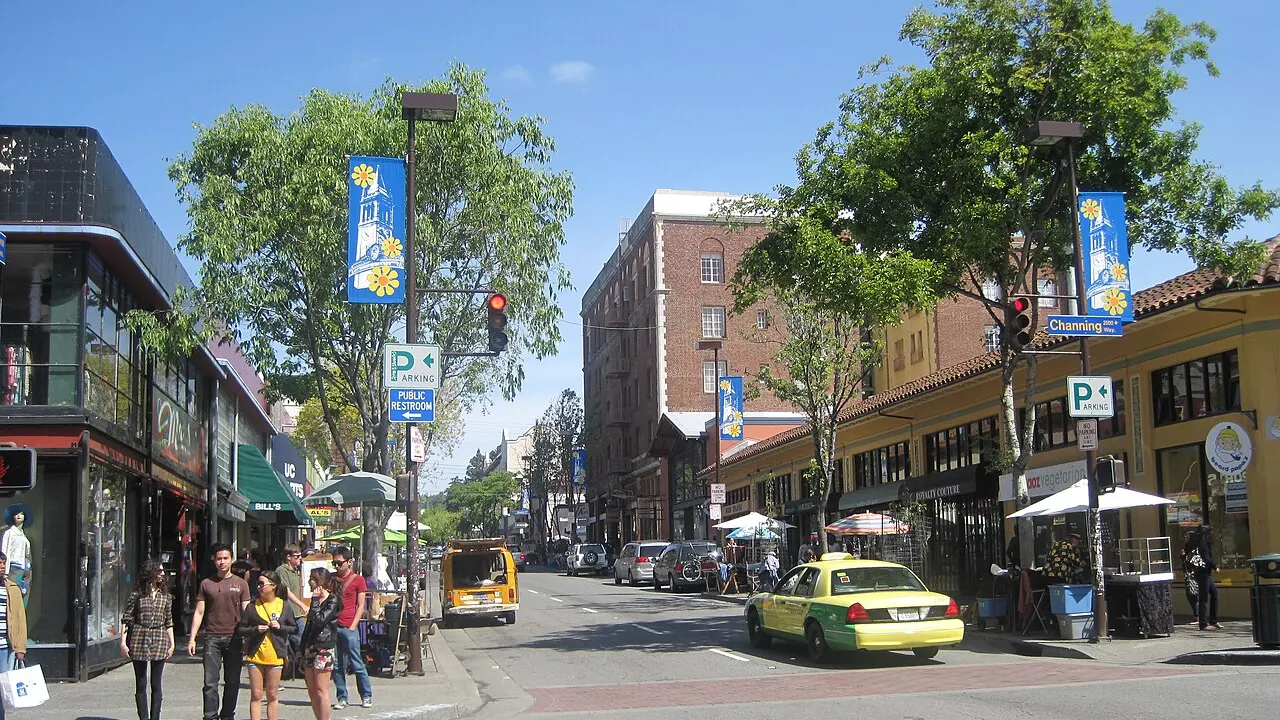 Telegraph Avenue in Berkeley, California.