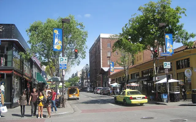 Telegraph Avenue in Berkeley, California.