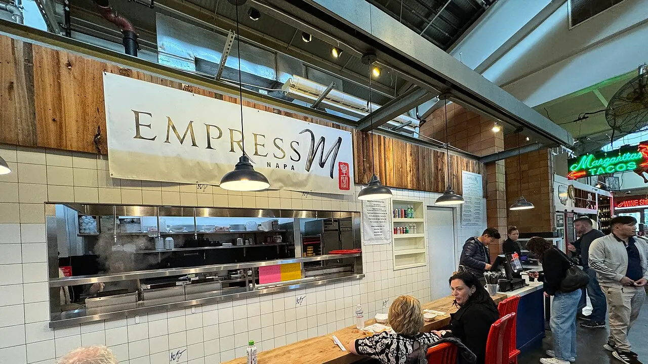 Empress M pop-up at the Oxbow, Napa, California
