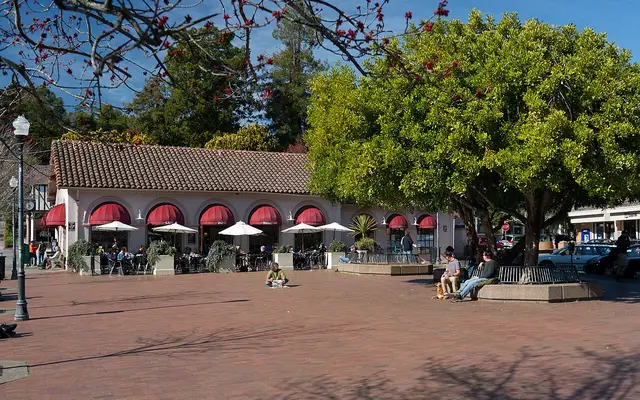 Depot Plaza in Mill Valley, California (as seen in March 2012).