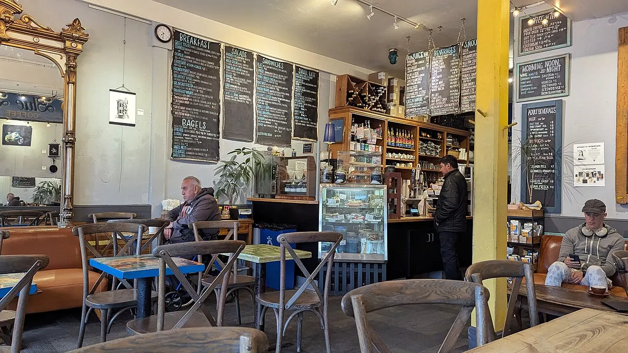Cafe interior - San Francisco, California, USA.