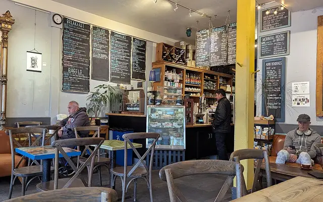 Cafe interior - San Francisco, California, USA.