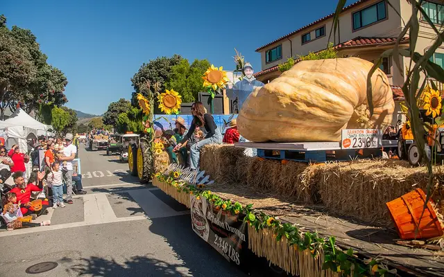 Giant Pumpkin On Parade Float