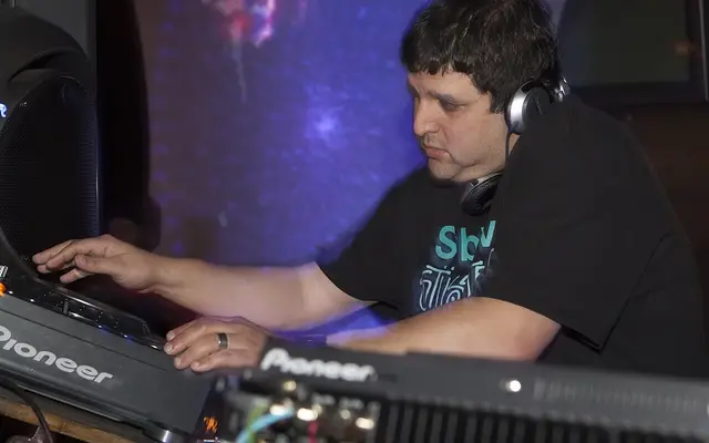 DJ Doc Martin spinning at Taste Ultra Lounge in San Jose, California.