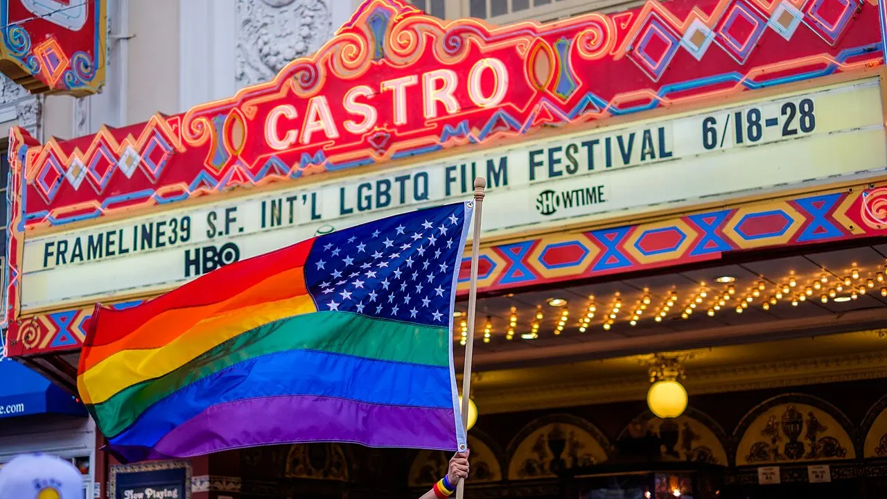 Love Wins celebration in the Castro, San Francisco, June 26 2015.
