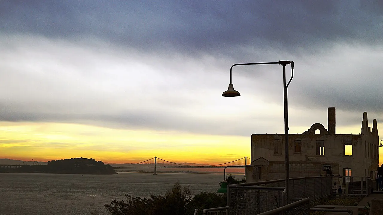 Sunset from Alcatraz