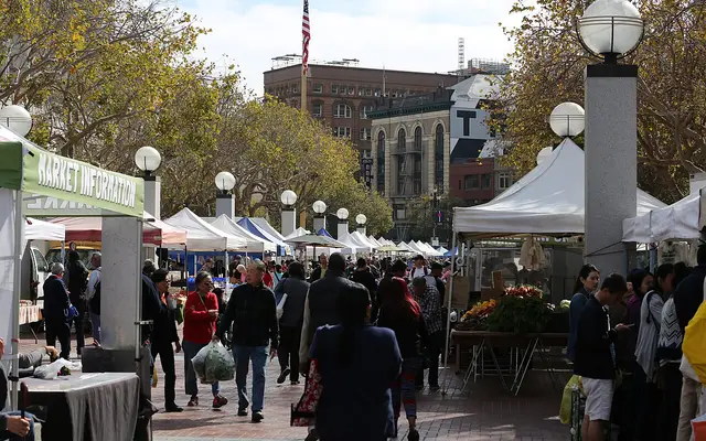 Farmer´s Market at Civic Center in San Francisco (TK1)