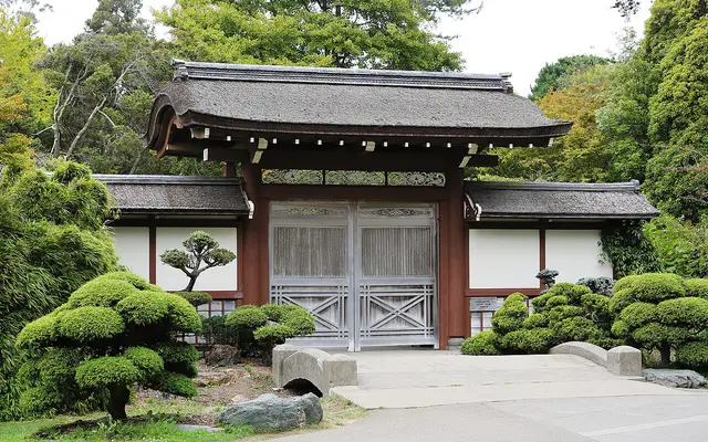 Gate at Japanese Tea Garden (San Francisco) (TK1)