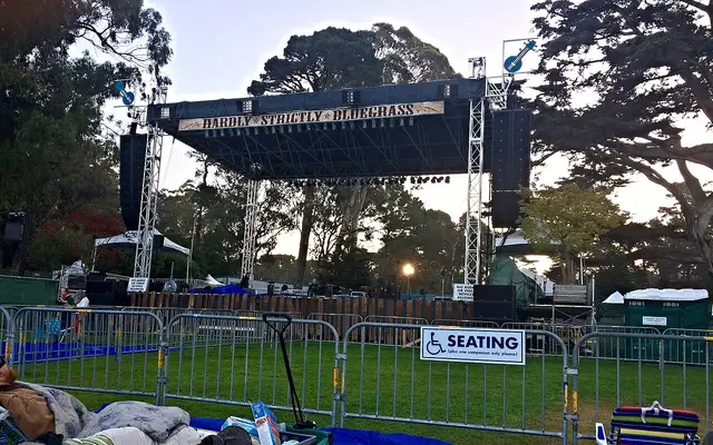 Early morning at the Banjo Stage -- HSB 2015
