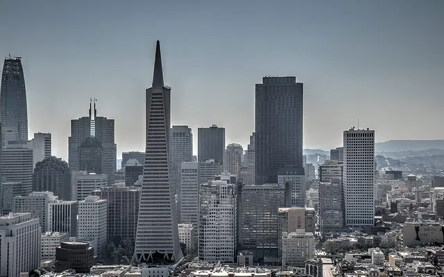 Financial District as seen from Coit Tower