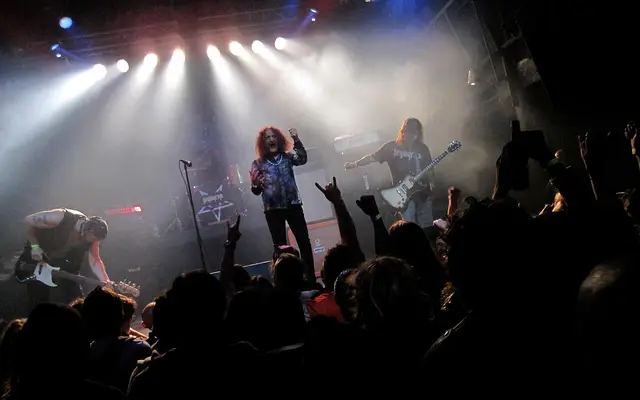 The american doom metal band Pentagram live at the DNA lounge, San Francisco, USA in 2009