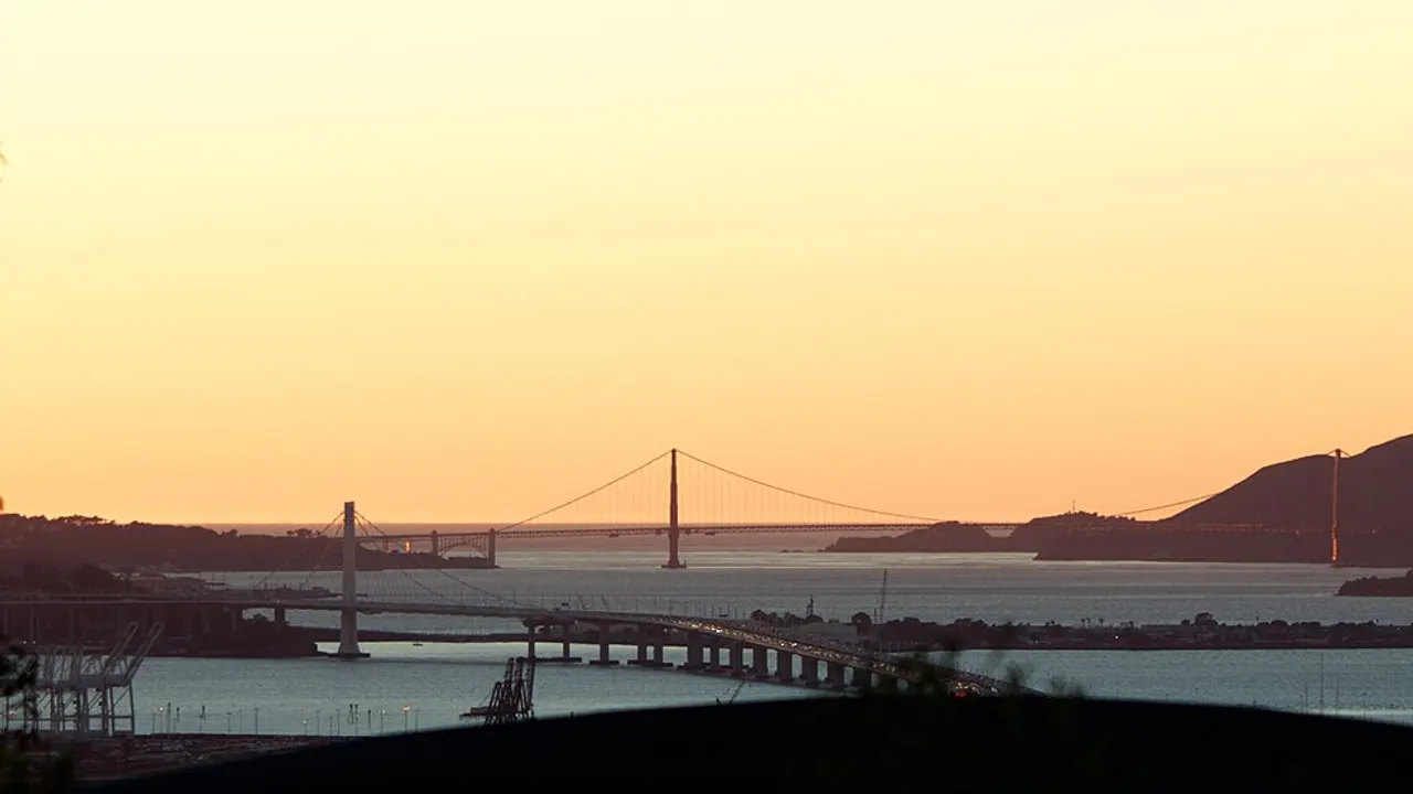 beautiful golden sky